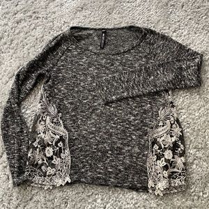 [Design Lab] Sheer Black Sweater